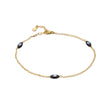 Load image into Gallery viewer, Evil Eyes Anklet - Studio Blue