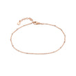Load image into Gallery viewer, Dotted Sparkle Chain Anklet - Studio Blue