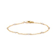 Load image into Gallery viewer, Herkimer Diamond Station Bracelet - Studio Blue