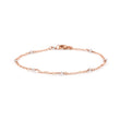 Load image into Gallery viewer, Herkimer Diamond Station Bracelet - Studio Blue
