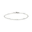 Load image into Gallery viewer, Herkimer Diamond Station Bracelet - Studio Blue