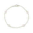Load image into Gallery viewer, Freshwater Pearl Station Bracelet - Studio Blue