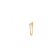 Load image into Gallery viewer, Petite CZ Diamond Box Chain Huggies - Studio Blue