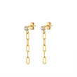 Load image into Gallery viewer, Sparkle Stud Link Drops - Studio Blue