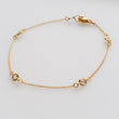 Load image into Gallery viewer, Diamond CZ Station Bracelet - Studio Blue
