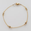 Load image into Gallery viewer, Diamond CZ Station Bracelet - Studio Blue