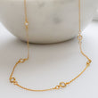 Load image into Gallery viewer, Diamond CZ Station Necklace - Studio Blue