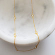 Load image into Gallery viewer, Diamond CZ Station Necklace - Studio Blue