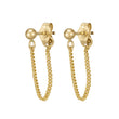 Load image into Gallery viewer, Curb Chain Huggies - Studio Blue