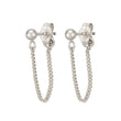 Load image into Gallery viewer, Curb Chain Huggies - Studio Blue
