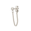 Load image into Gallery viewer, Curb Chain Huggies - Studio Blue