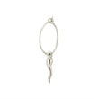 Load image into Gallery viewer, Tiny Italian Horn Hoops - Studio Blue
