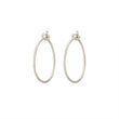 Load image into Gallery viewer, Thin Gold Hoops - Studio Blue