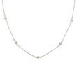 Load image into Gallery viewer, Diamond CZ Station Necklace - Studio Blue