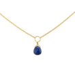 Load image into Gallery viewer, Tiny Lapis Lazuli Drop Necklace - Studio Blue