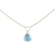 Load image into Gallery viewer, Tiny Blue Topaz Drop Necklace - Studio Blue