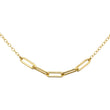 Load image into Gallery viewer, Bold Paperclip Segment Necklace - Studio Blue