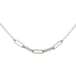 Load image into Gallery viewer, Bold Paperclip Segment Necklace - Studio Blue