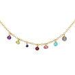 Load image into Gallery viewer, Confetti Gemstone Necklace - Studio Blue