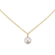 Load image into Gallery viewer, Single Pearl Drop Necklace - Studio Blue