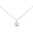 Load image into Gallery viewer, Single Pearl Drop Necklace - Studio Blue