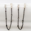 Load image into Gallery viewer, Dotted Chain Stud Earrings - Studio Blue