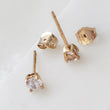 Load image into Gallery viewer, Classic CZ Diamond Studs in 14k Gold - Studio Blue