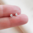 Load image into Gallery viewer, Classic CZ Diamond Studs in 14k Gold - Studio Blue