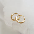Load image into Gallery viewer, 12 CZ Diamond Sparkle Hoops