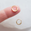 Load image into Gallery viewer, 7 CZ Diamond Sparkle Hoops - Studio Blue