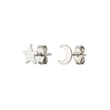 Load image into Gallery viewer, Crescent Moon & Star Studs - Studio Blue