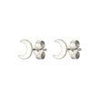 Load image into Gallery viewer, Perfect Crescent Moon Studs - Studio Blue
