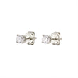 Load image into Gallery viewer, Classic CZ Diamond Studs in 14k Gold - Studio Blue