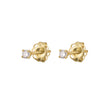 Load image into Gallery viewer, Dainty Diamond Studs in 14k Gold - Studio Blue