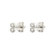 Load image into Gallery viewer, Double Diamond Infinity Studs in 14k Gold - Studio Blue