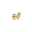 Load image into Gallery viewer, Delicate Feather Studs in 14K Gold - Studio Blue