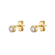 Load image into Gallery viewer, Diamond CZ Bezel Studs - Studio Blue