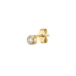 Load image into Gallery viewer, Diamond CZ Bezel Studs - Studio Blue