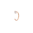 Load image into Gallery viewer, Dainty Sparkle Hug Hoops - Studio Blue