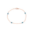 Load image into Gallery viewer, Evil Eyes Bracelet - Studio Blue