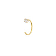 Load image into Gallery viewer, Dainty Sparkle Hug Hoops - Studio Blue
