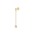 Load image into Gallery viewer, Long CZ Diamond Drops - Studio Blue