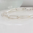 Load image into Gallery viewer, Bold Paperclip Link Bracelet - Studio Blue