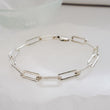 Load image into Gallery viewer, Bold Paperclip Link Bracelet - Studio Blue