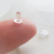 Load image into Gallery viewer, Clear Rubber Ear Nuts - Studio Blue