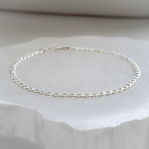 Curb Chain Bracelet - Studio Blue