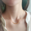 Load image into Gallery viewer, Curb Chain Segment Necklace - Studio Blue