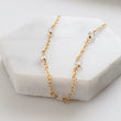 Load image into Gallery viewer, Herkimer Diamond Station Bracelet - Studio Blue