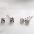 Load image into Gallery viewer, Classic CZ Diamond Studs - Studio Blue