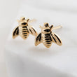 Load image into Gallery viewer, Little Honey Bee Studs - Studio Blue
